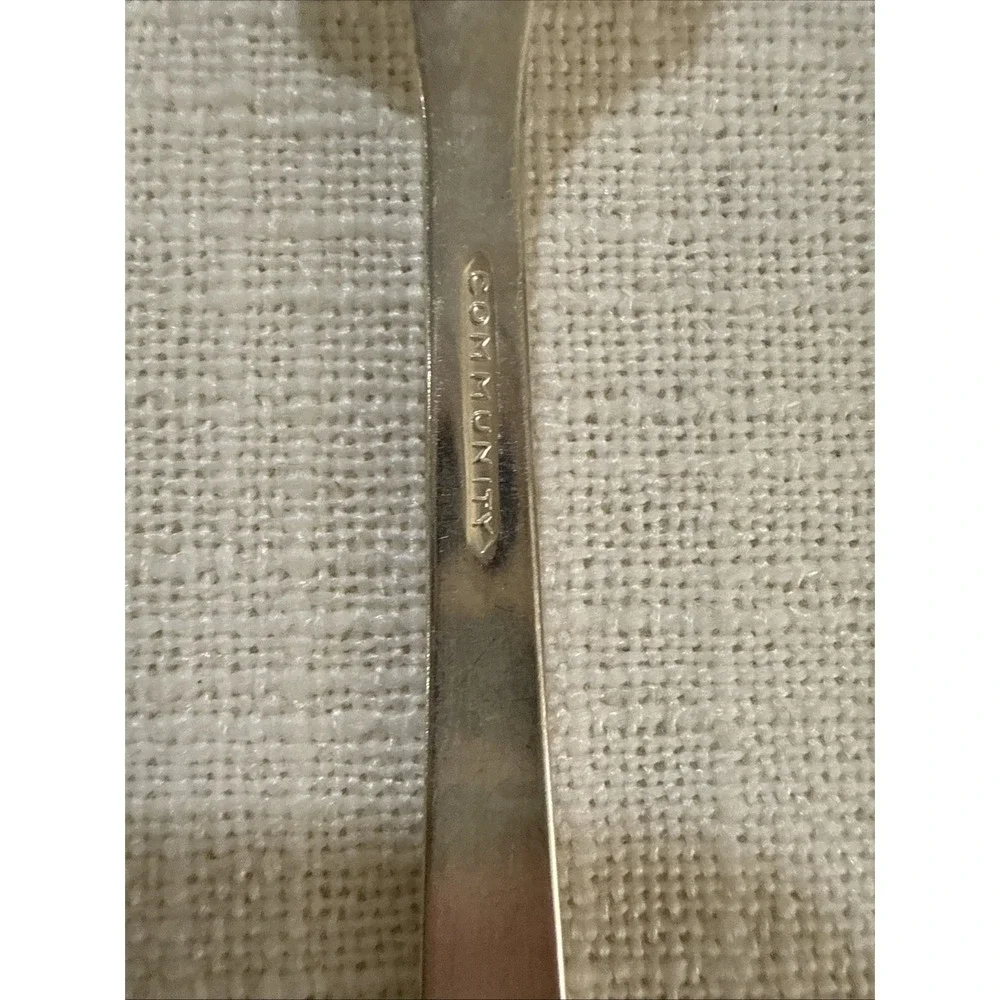 1 Salad Fork Coronation Silverplate Long‎ 1936 Community Oneida 6-5/8